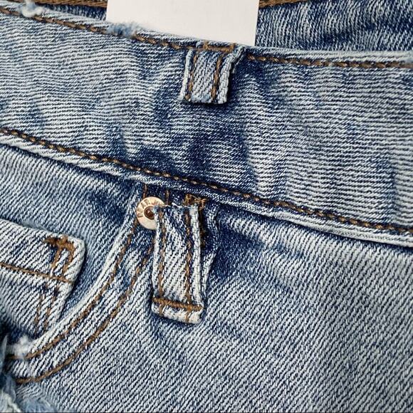 NWT Dear John Ava Distressed Shorts Blue Denim Cutoff Beach Vacay Boho Size 30 - Picture 5 of 11